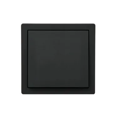 LETO Выключатель чёрный бархат Lezard 752-4200-100