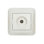                  ASTI Розетка ТВ проходная, жемчужно-белый перламутр Lezard 7081-3030-129
               