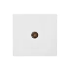 LETO Розетка ТВ оконечная белый Lezard 752-0200-130