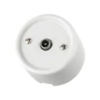                  Розетка TV оконечная белая «Болонь» TDM
               