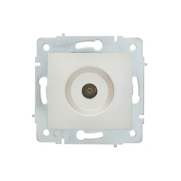 ASTI Розетка ТВ оконечная, механизм, жемчужно-белый перламутр Lezard 7081-3088-130