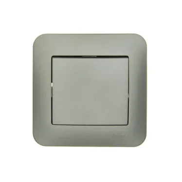 ASTI Выключатель 1кл., 10 А, платина Lezard 7081-3535-100