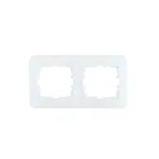 ASTI Рамка 2-ая горизонтальная, белая Lezard 7081-0200-147