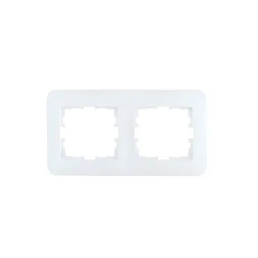 ASTI Рамка 2-ая горизонтальная, белая Lezard 7081-0200-147
