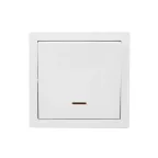 LETO Выключатель с подсветкой белый Lezard 752-0200-111