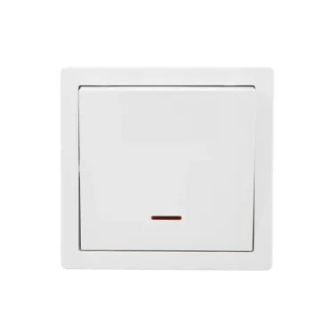 LETO Выключатель с подсветкой белый Lezard 752-0200-111