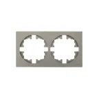 OSEN Рамка 2-ая универсальная, титан Lezard 743-3700-147