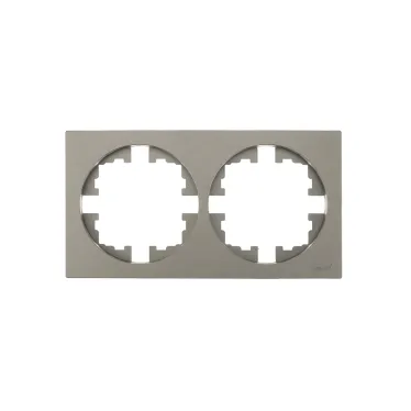 OSEN Рамка 2-ая универсальная, титан Lezard 743-3700-147