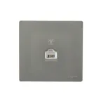                  LETO Розетка телефонная евро платина Lezard 752-3500-137
               