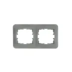 ASTI Рамка 2-ая горизонтальная, платина Lezard 7081-3500-147