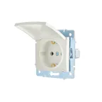                  ASTI Розетка с заземлением с крышкой, 16 А, механизм, жемчужно-белый перламутр, Lezard 7081-3088-123B
               