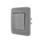 ASTI Выключатель проходной 1-кл., 10 А, платина Lezard 7081-3535-105