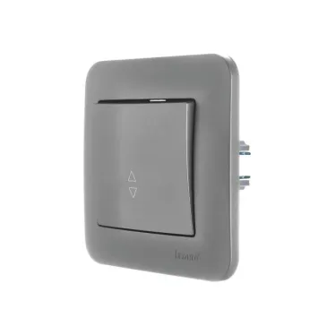 ASTI Выключатель проходной 1-кл., 10 А, платина Lezard 7081-3535-105