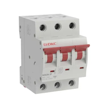 Выключатель автоматический трехполюсный 2А B 6кА