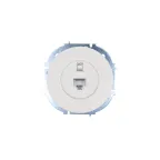                  OSEN Розетка компьютерная Cat 6, механизм, белая Lezard 743-0288-140
               