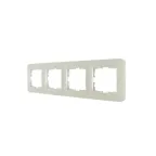 ASTI Рамка 4-ая горизонтальная, жемчужно-белый перламутр Lezard 7081-3000-149