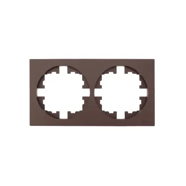 OSEN Рамка 2-ая универсальная, шоколад Lezard 743-7300-147