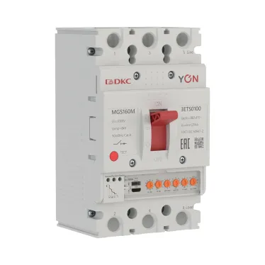 Выключатель автоматический YON MGS160M 3P 40-100A 25kA с электронным расцепителем ETS