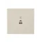 LETO Розетка телефонная евро крем Lezard 752-0300-137