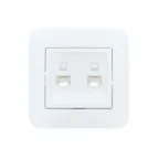                  ASTI Розетка 2-ая компьютерная, белая Lezard 7081-0202-141
               