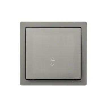 LETO Выключатель проходной платина Lezard 752-3500-105