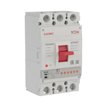 Выключатель автоматический YON MGS630H 3P 252-630A 75kA с электронным расцепителем ETS