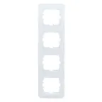                  ASTI Рамка 4-ая вертикальная, белая Lezard 7081-0200-154
               