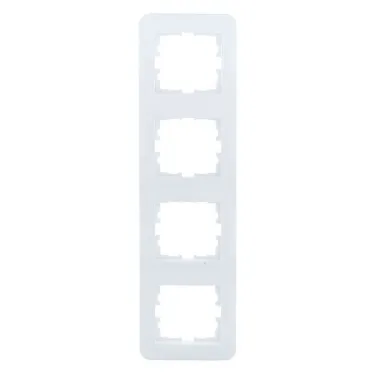 ASTI Рамка 4-ая вертикальная, белая Lezard 7081-0200-154