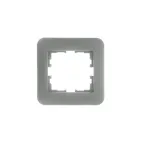 ASTI Рамка 1-ая горизонтальная, платина Lezard 7081-3500-146