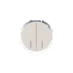 OSEN Выключатель 2-кл. с подсветкой, 10А, механизм, слоновая кость Lezard 743-9088-112