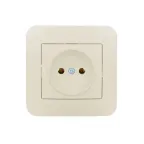                  ASTI Розетка с заземлением, 16 А, крем Lezard 7081-0303-122B
               