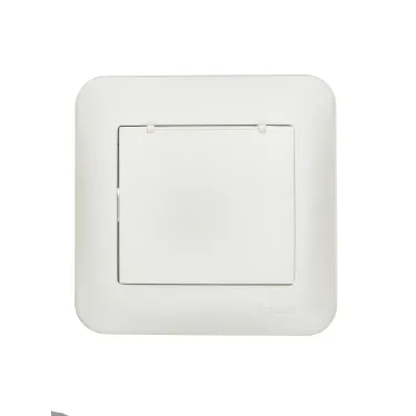 ASTI Розетка с заземлением с крышкой, 16 А, жемчужно-белый перламутр Lezard 7081-3030-123B