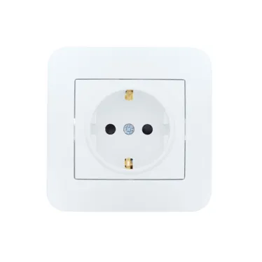 ASTI Розетка с защитой от детей, 16 А, белая Lezard 7081-0202-124B