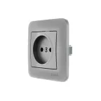                  ASTI Розетка без заземления, 16 А,платина Lezard 7081-3535-121B
               