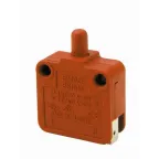 Мини-выключатель, привод пластиковый плунжер (1НО, мгновенное действие), пластиковый корпус (250В AC, 16А), IP50