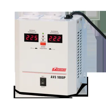 Стабилизатор напряжения POWERMAN AVS 1 000P для газового котла, компьютера, роутера