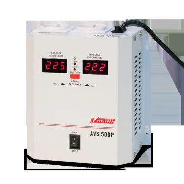 Стабилизатор напряжения POWERMAN AVS 500P для газового котла, компьютера, роутера