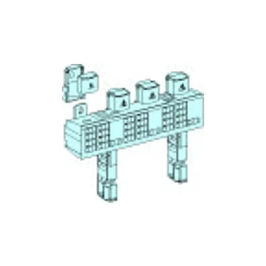 Блок распределительный MULTICLIP 160А половинной длины 4п