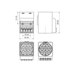 Компактный обогреватель с вентилятором 400 Вт, 115 В AC