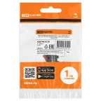 Выключатель клавишный KCD11-102 250В AC/DC, 1P, 3А, (3с), ON-ON, черный корпус, красная клавиша, Micro TDM