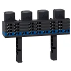 Блок распределительный MULTICLIP 160А половинной длины 4п