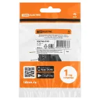 Выключатель клавишный круглый KCD2-101N-2 12В AC/DC, 1P, 16А, (3с), ON-OFF, черный с зеленой точечной LED подсветкой TDM