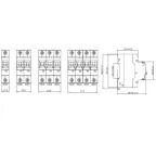 Выключатель автоматический четырехполюсный 13А D 6кА