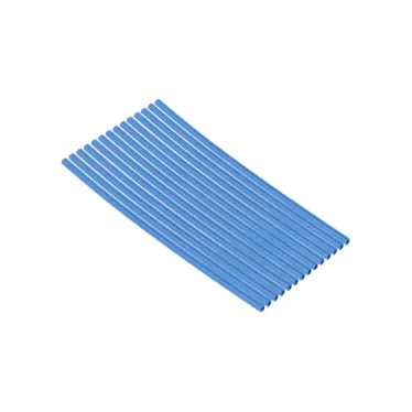 Набор трубок термоусаживаемых клеевых Моноцвет синий 15/06 TDM