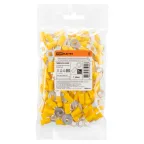 Наконечник кольцевой изолированный НКИ с легким вводом проводника 6,0-6 (100 шт.) TDM