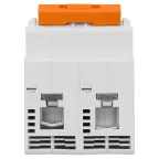 Выключатель автоматический ВА47-125 двухполюсной 125А 15кА характеристика D