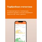 Терморегулятор для теплого пола умный, сенсорный, белый