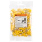 Наконечник вилочный изолированный НВИ с легким вводом проводника 6,0-6 (100 шт.) TDM