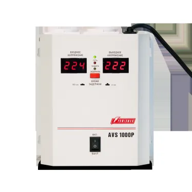 Стабилизатор напряжения POWERMAN AVS 1 000P для газового котла, компьютера, роутера