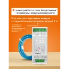 Терморегулятор для систем снеготаяния и антиоблединения на din-рейку, 2 модуля